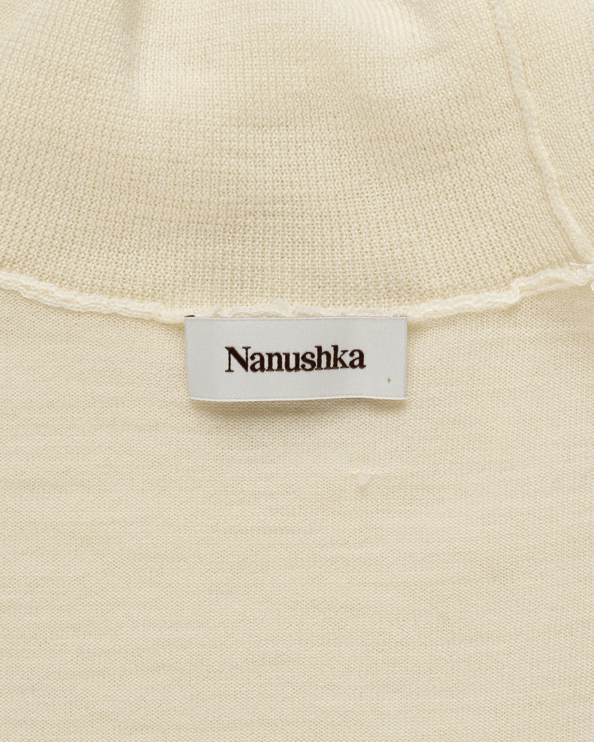 Nanushka Slub jersey turtleneck sweater