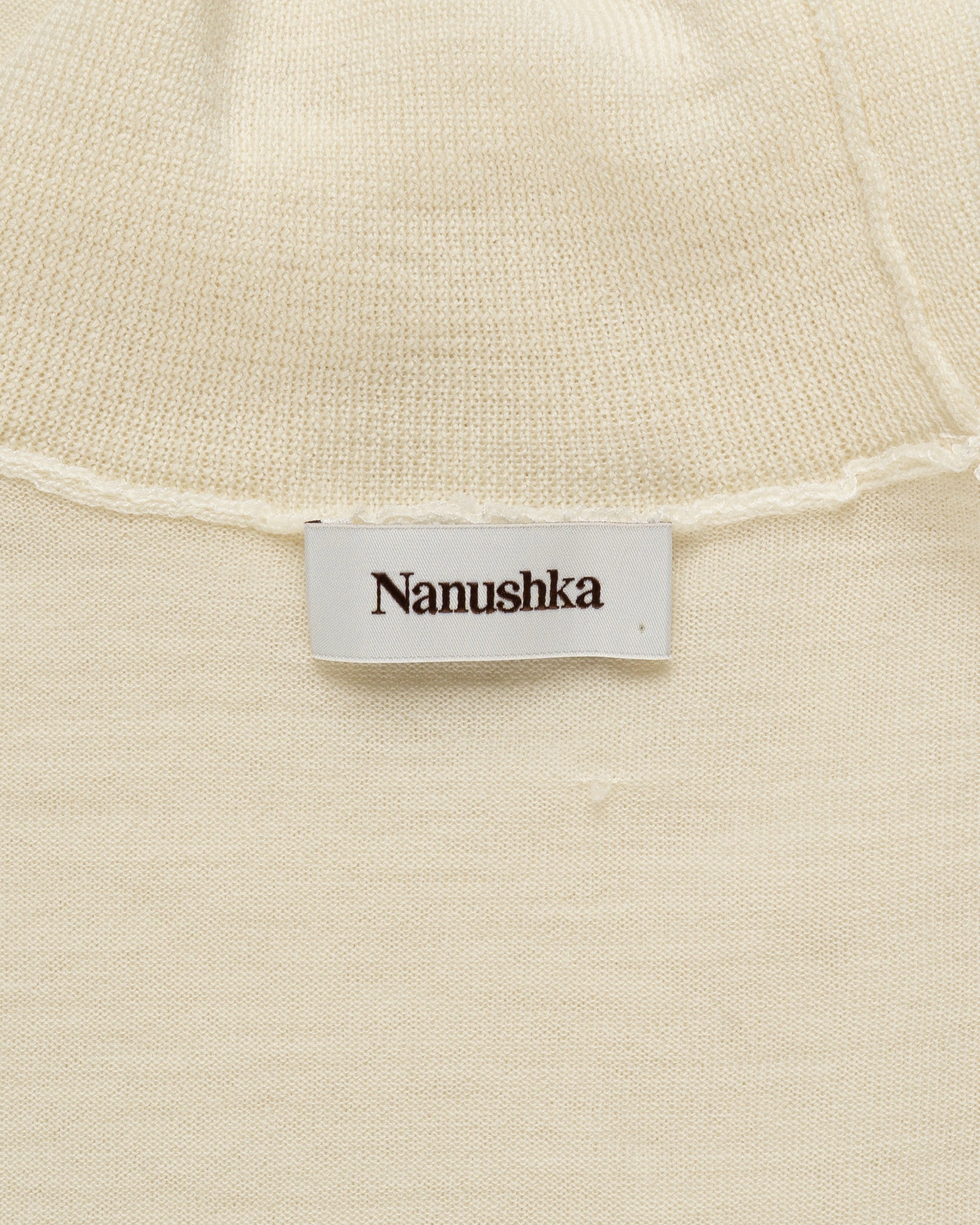 Nanushka Slub jersey turtleneck sweater