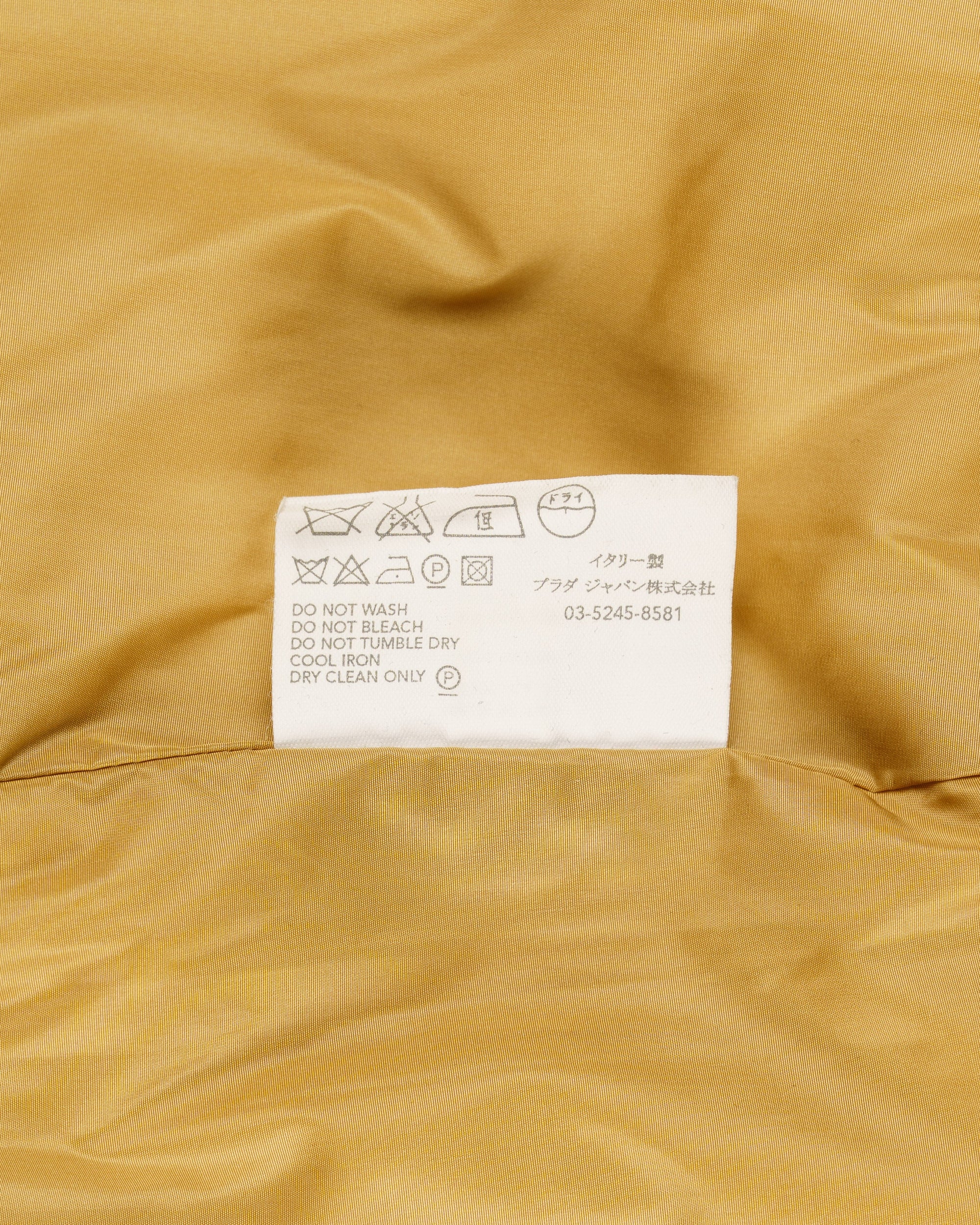 Prada Sport beige nylon belted skirt - 38