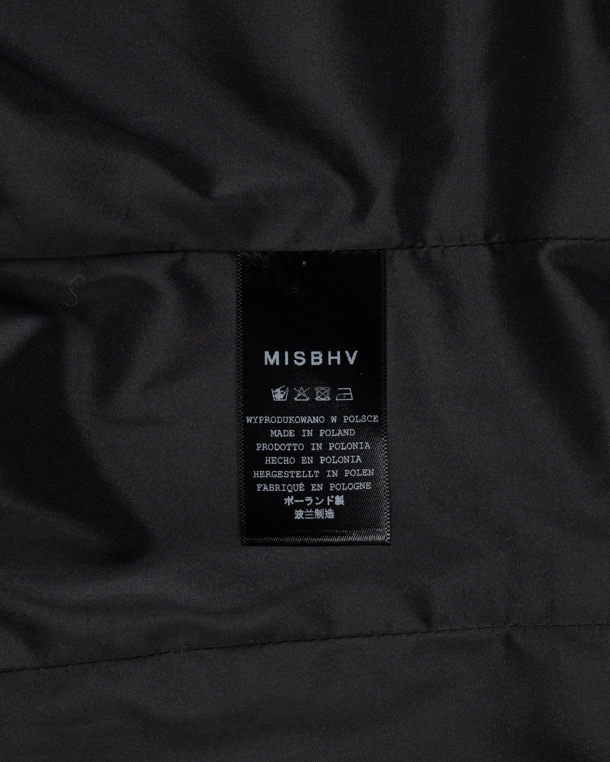 MISBHV faux-suede moto jacket