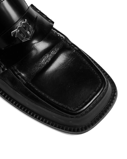 MISBHV "The Brutalist" black leather loafers MISBHV