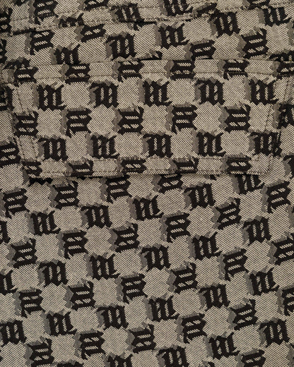 MISBHV "M' monogram brown cargo shorts