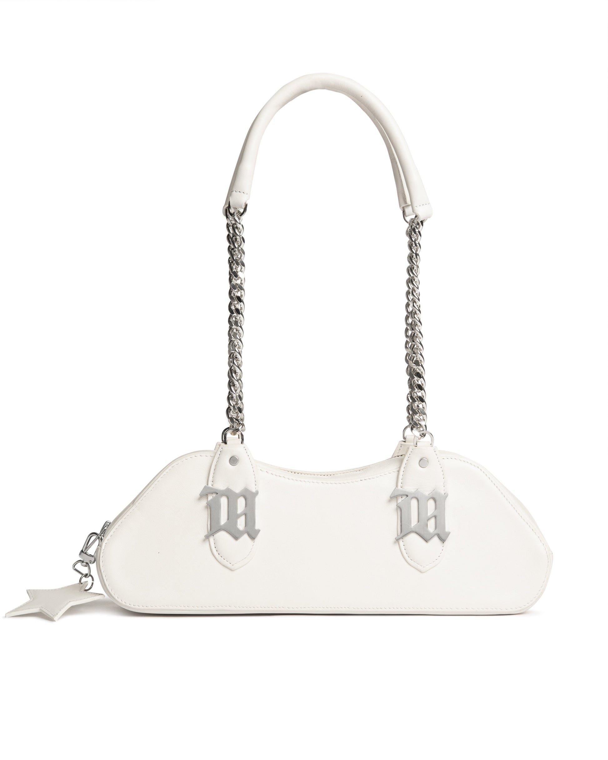 MISBHV chain white leather shoulder bag MISBHV