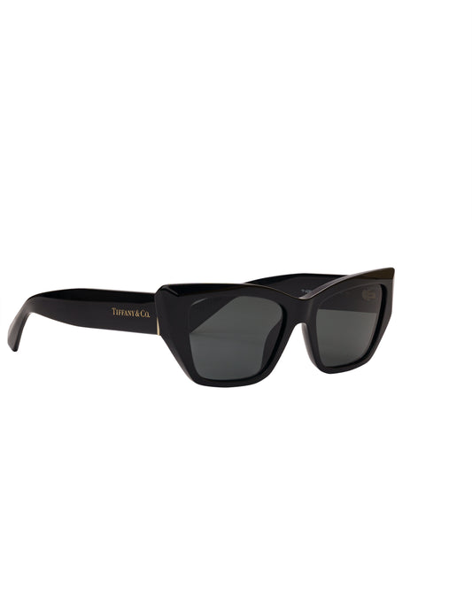 Tiffany & Co. square lense black sunglasses