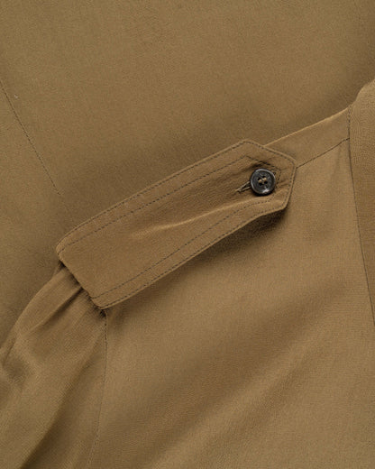 Celine military epaulets silk button-up shirt Celine