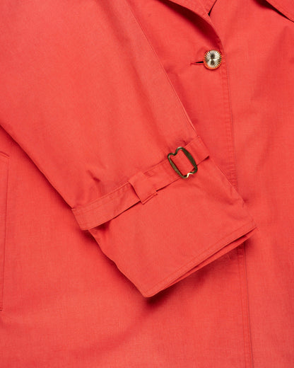 Balenciaga 1980s double-breasted red trench coat Balenciaga