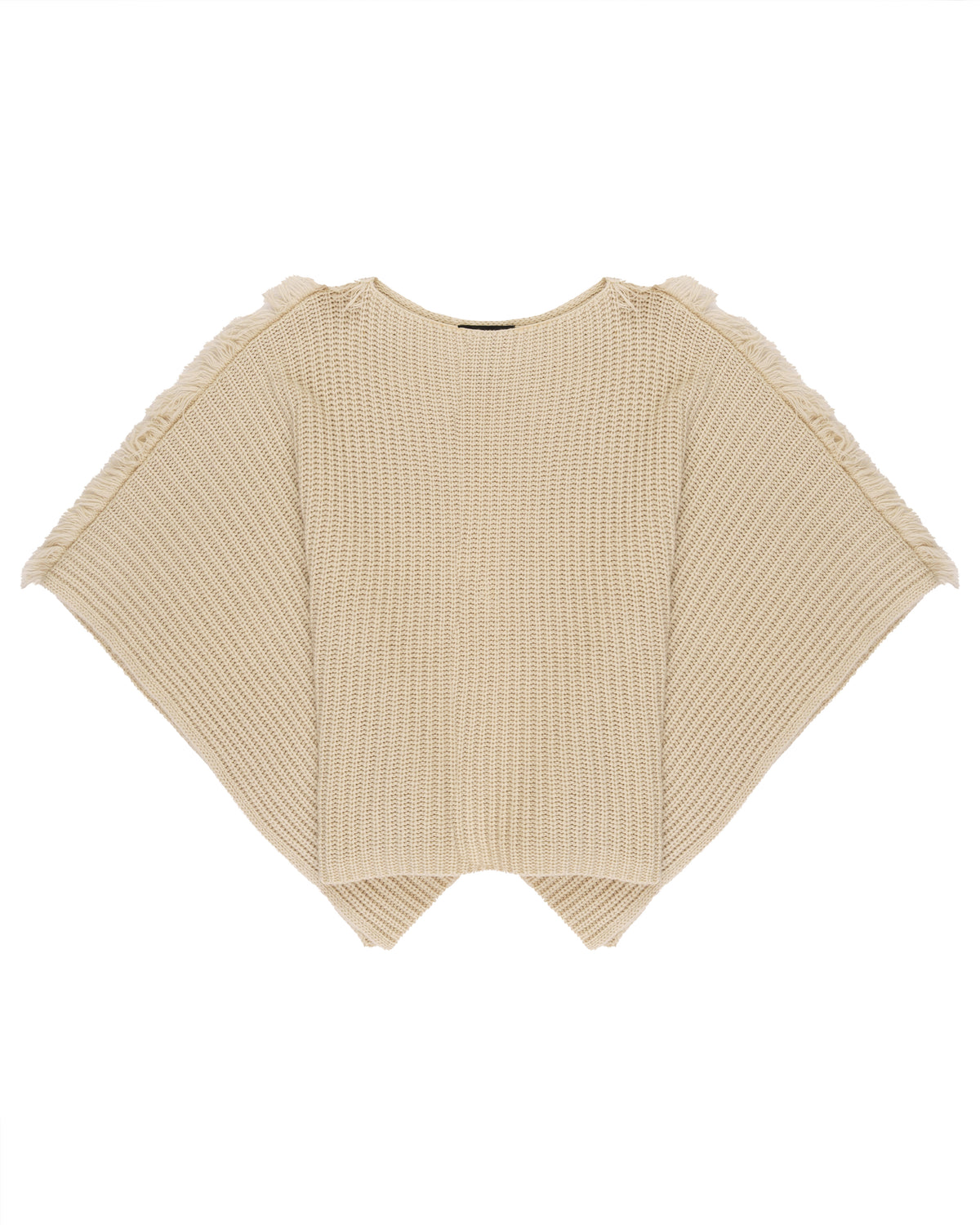 Iris Von Arnim Abena cashmere white cape