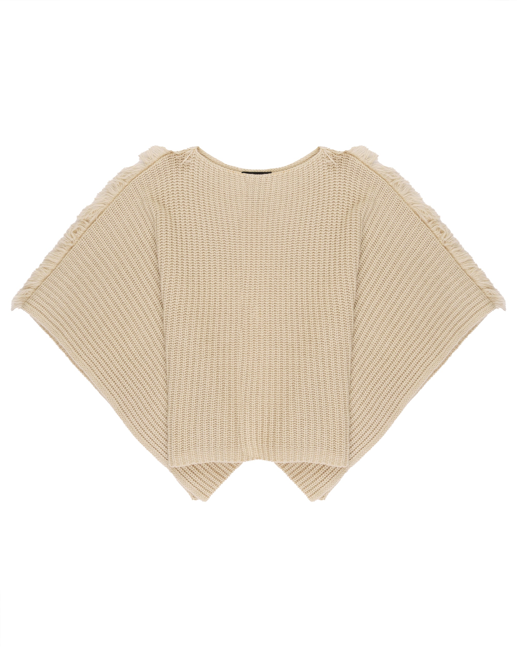 Iris Von Arnim Abena cashmere white cape