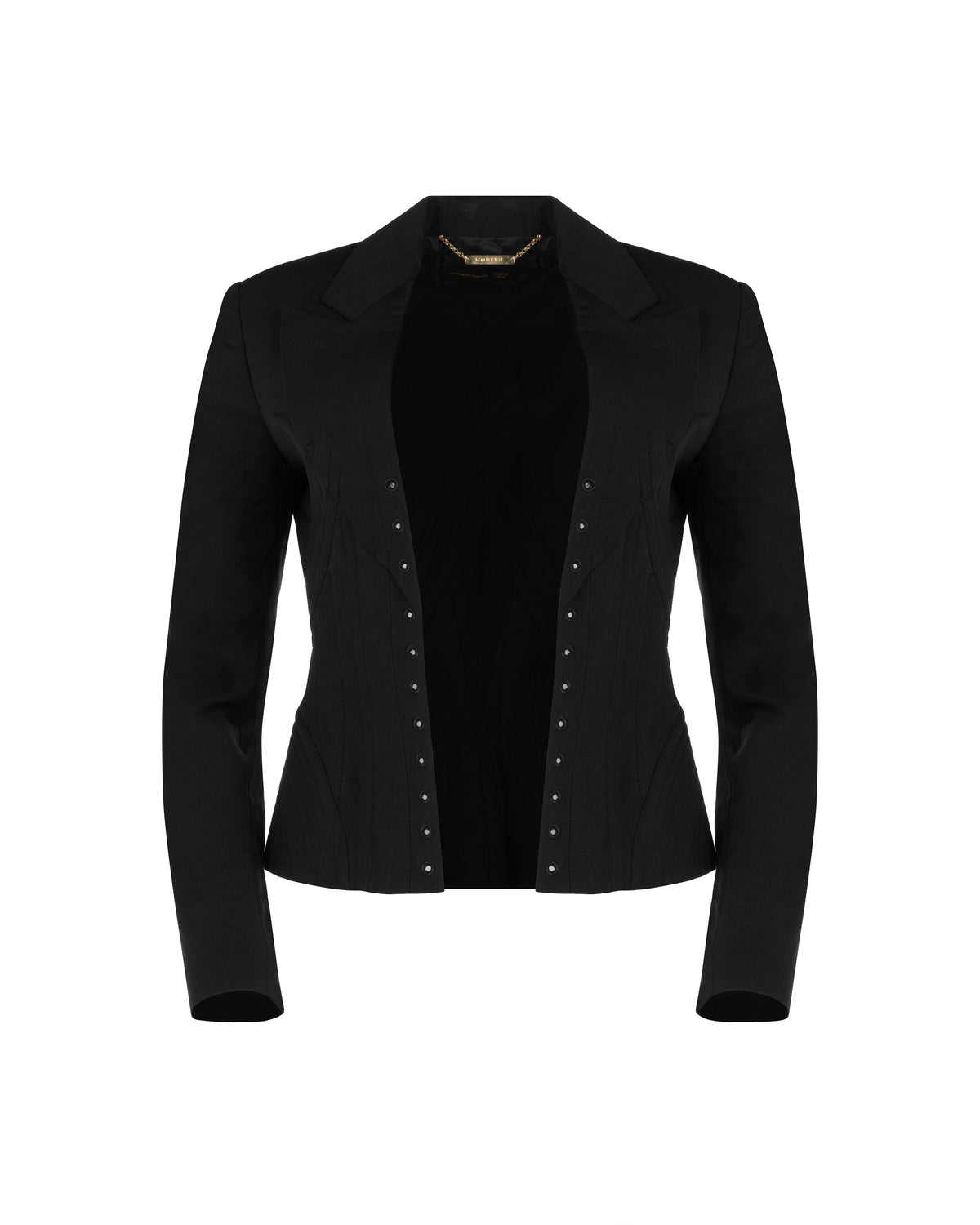 Alexander McQueen "Dance of the Twisted Bull" lace corset blazer jacket - 40