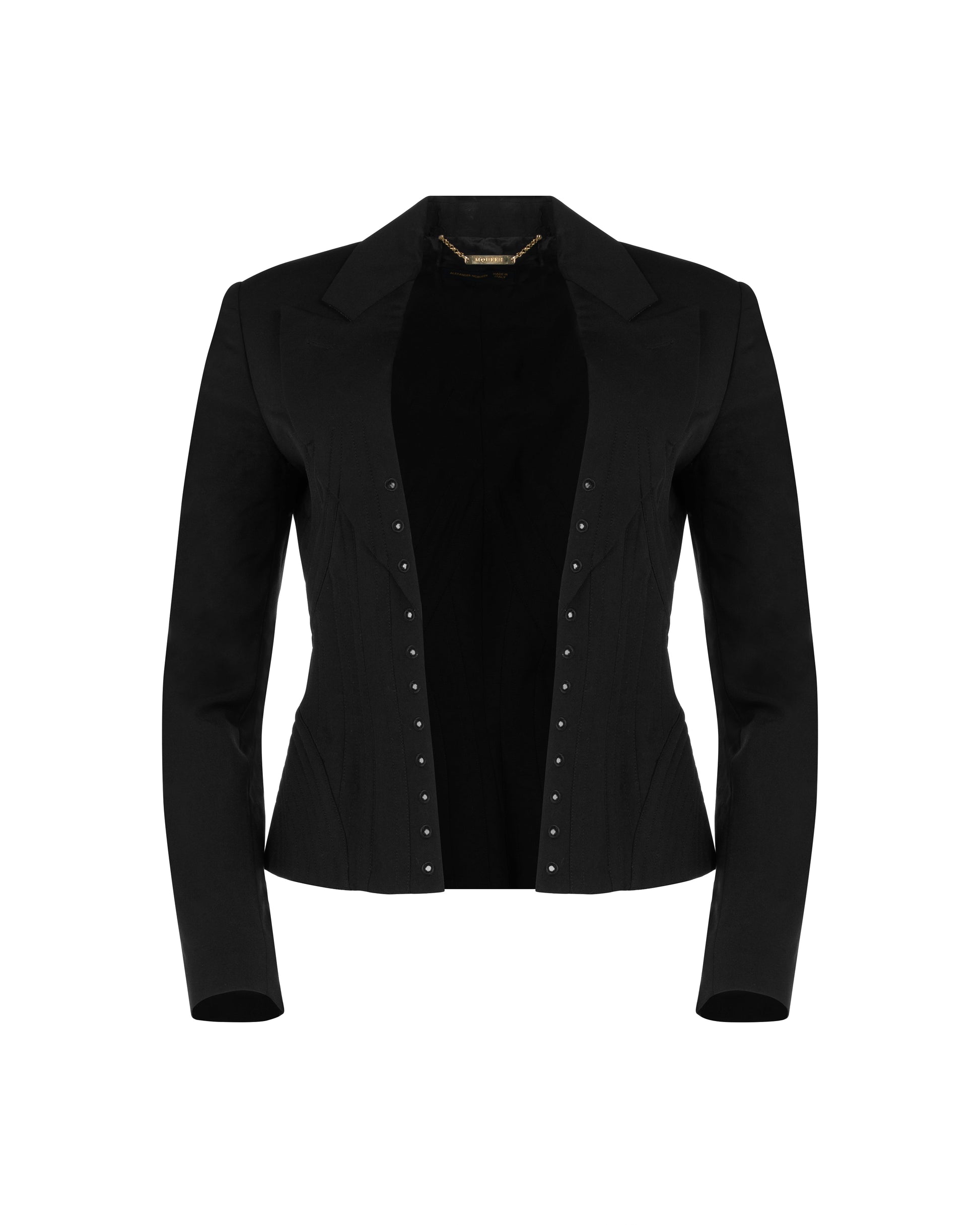 Alexander McQueen "Dance of the Twisted Bull" lace corset blazer jacket - 40 Alexander