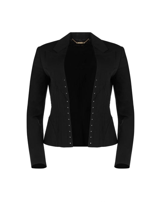 Alexander McQueen "Dance of the Twisted Bull" lace corset blazer jacket - 40 Alexander
