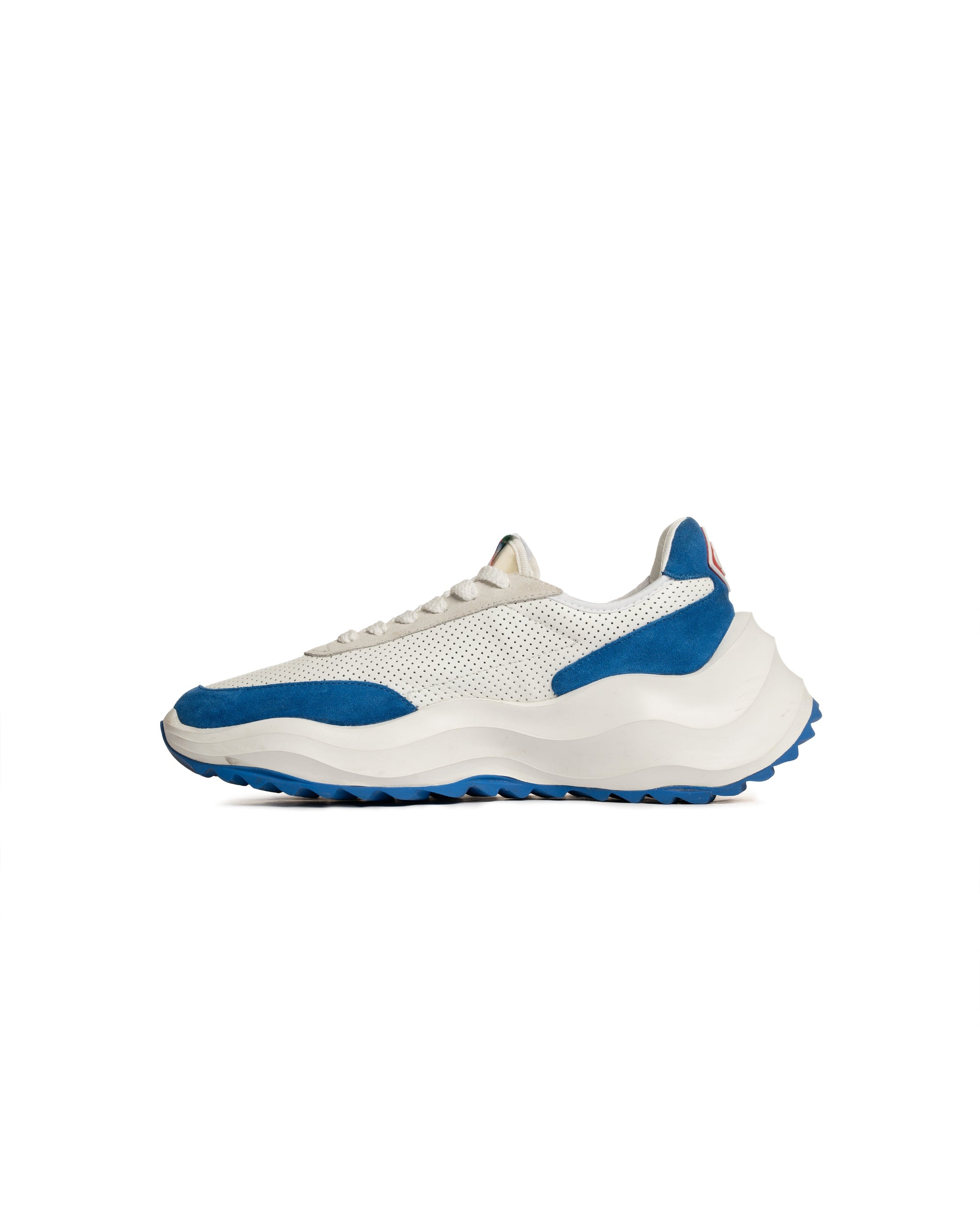 Casablanca Atlantis white & blue sport sneakers