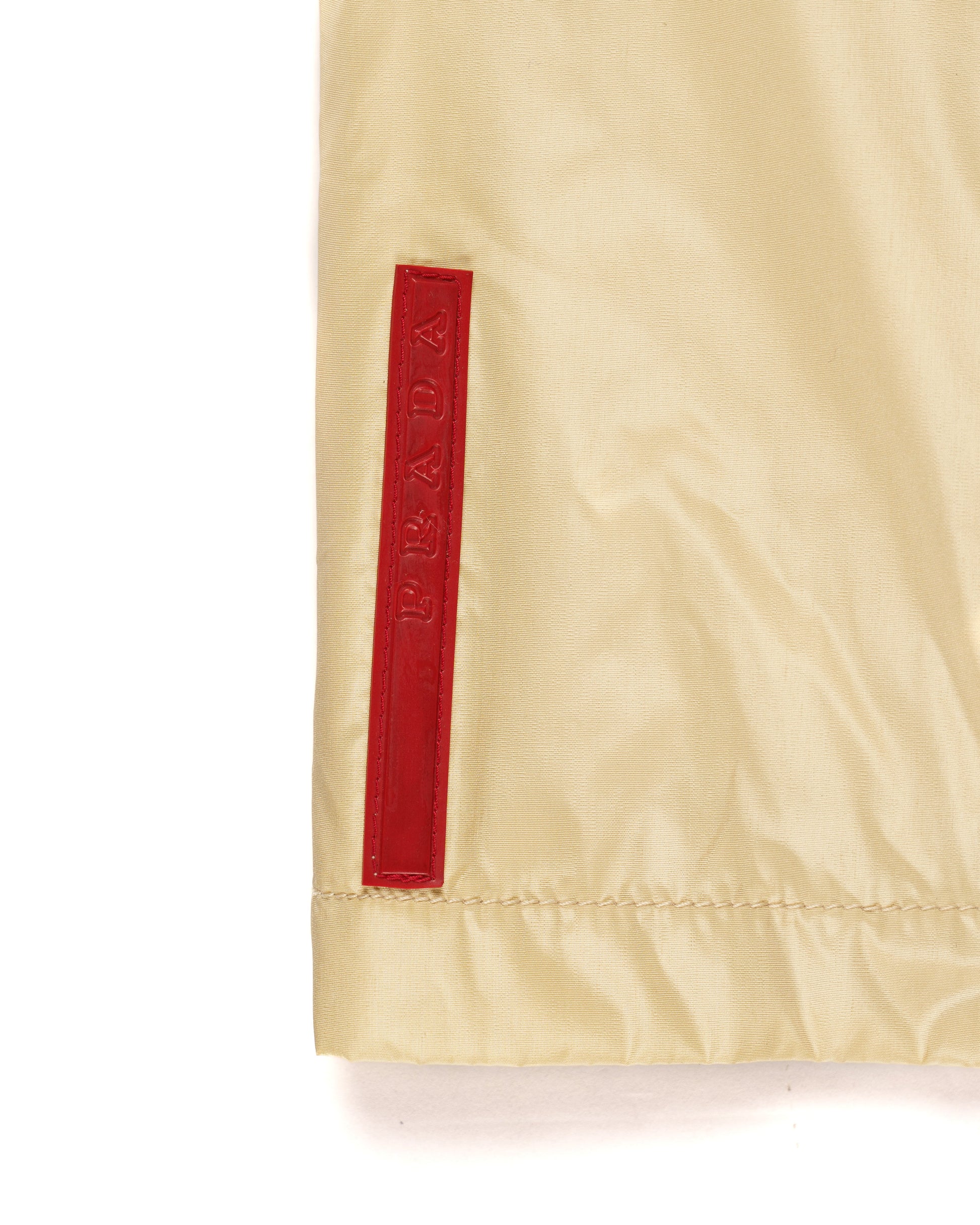 Prada Sport beige nylon belted skirt - 38 Prada