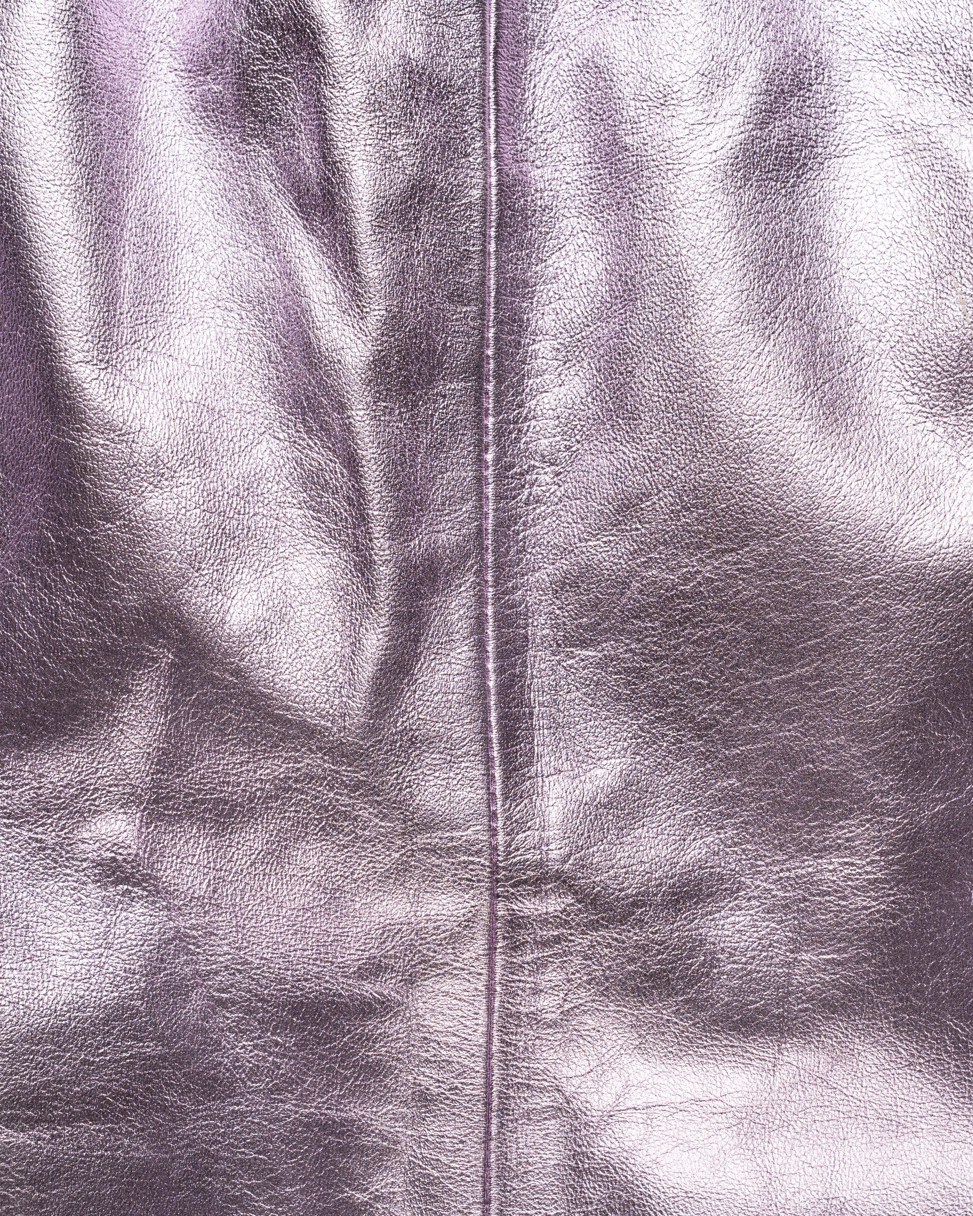Thierry Mugler Couture faux-leather pink pencil skirt