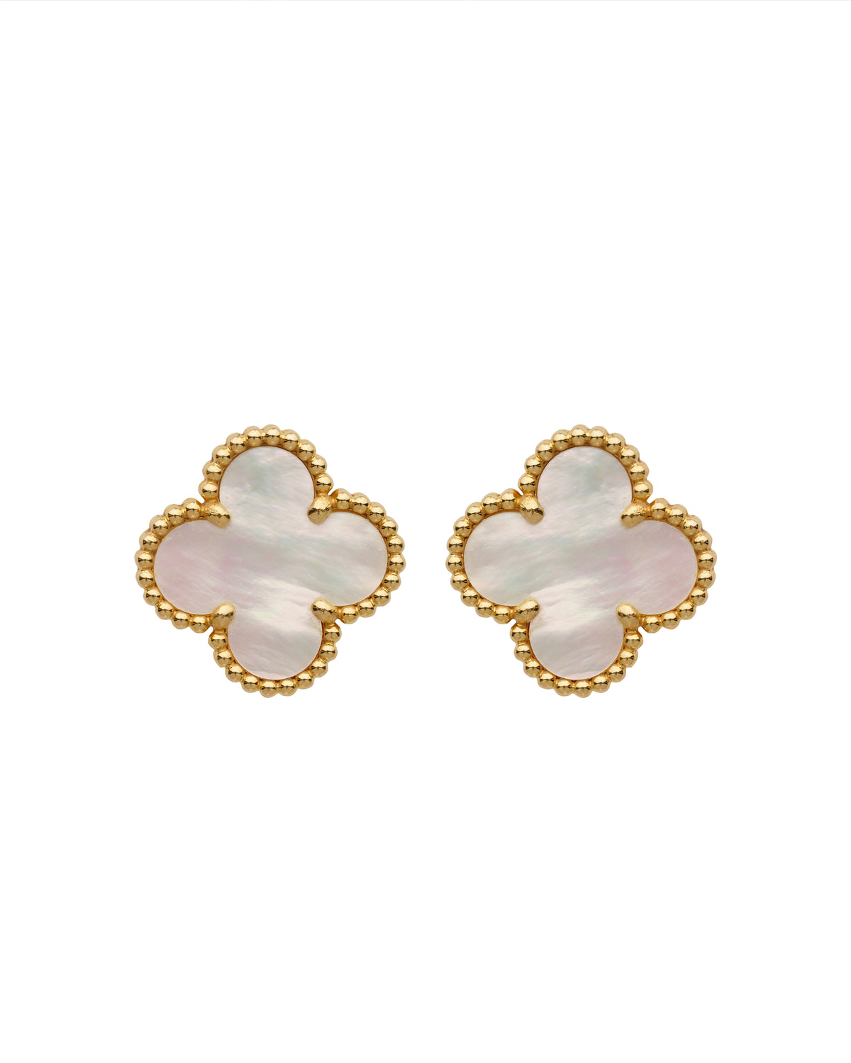 Van Cleef & Arpels Vintage Alhambra mother-of-pearl earrings