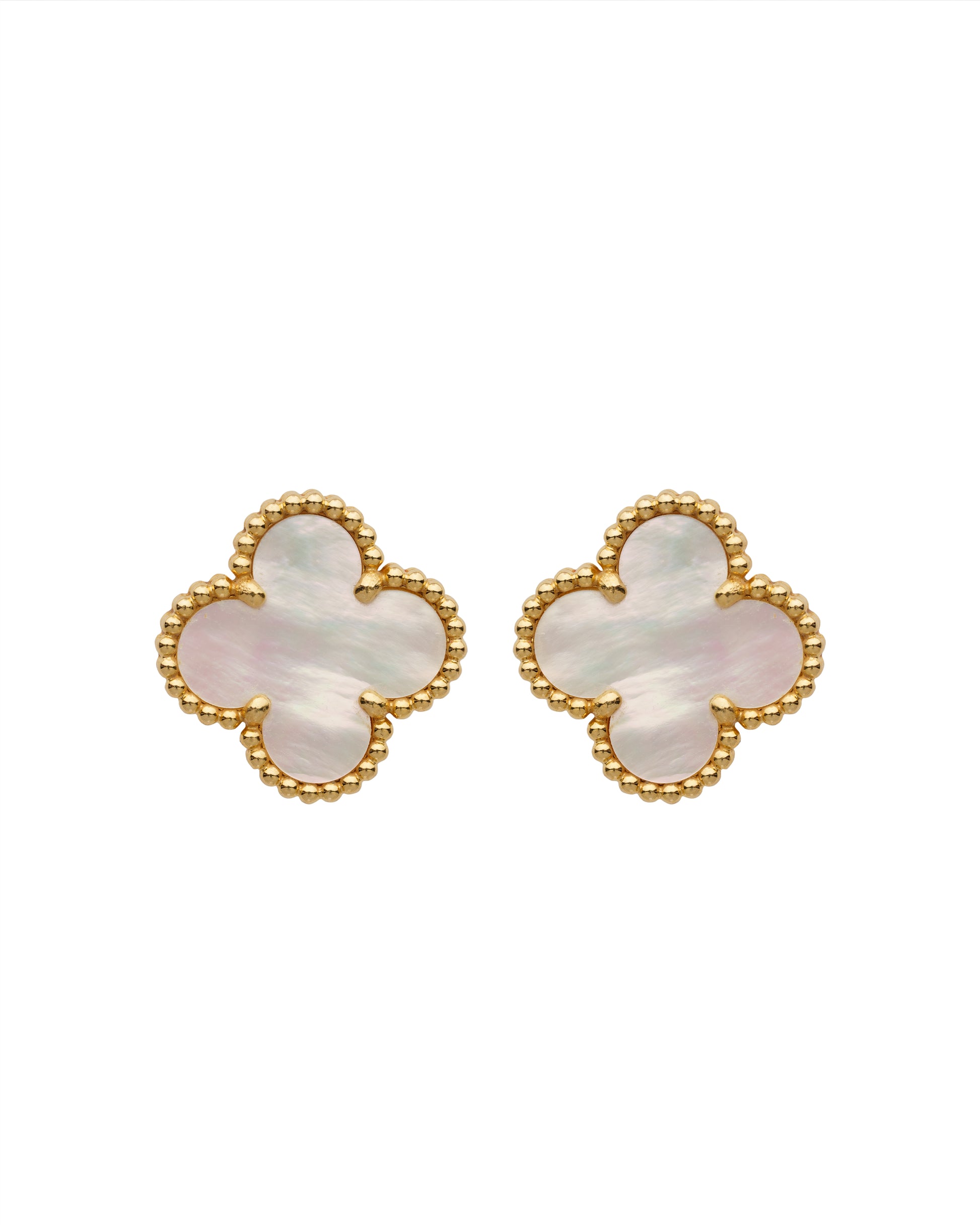 Van Cleef & Arpels Vintage Alhambra mother-of-pearl earrings
