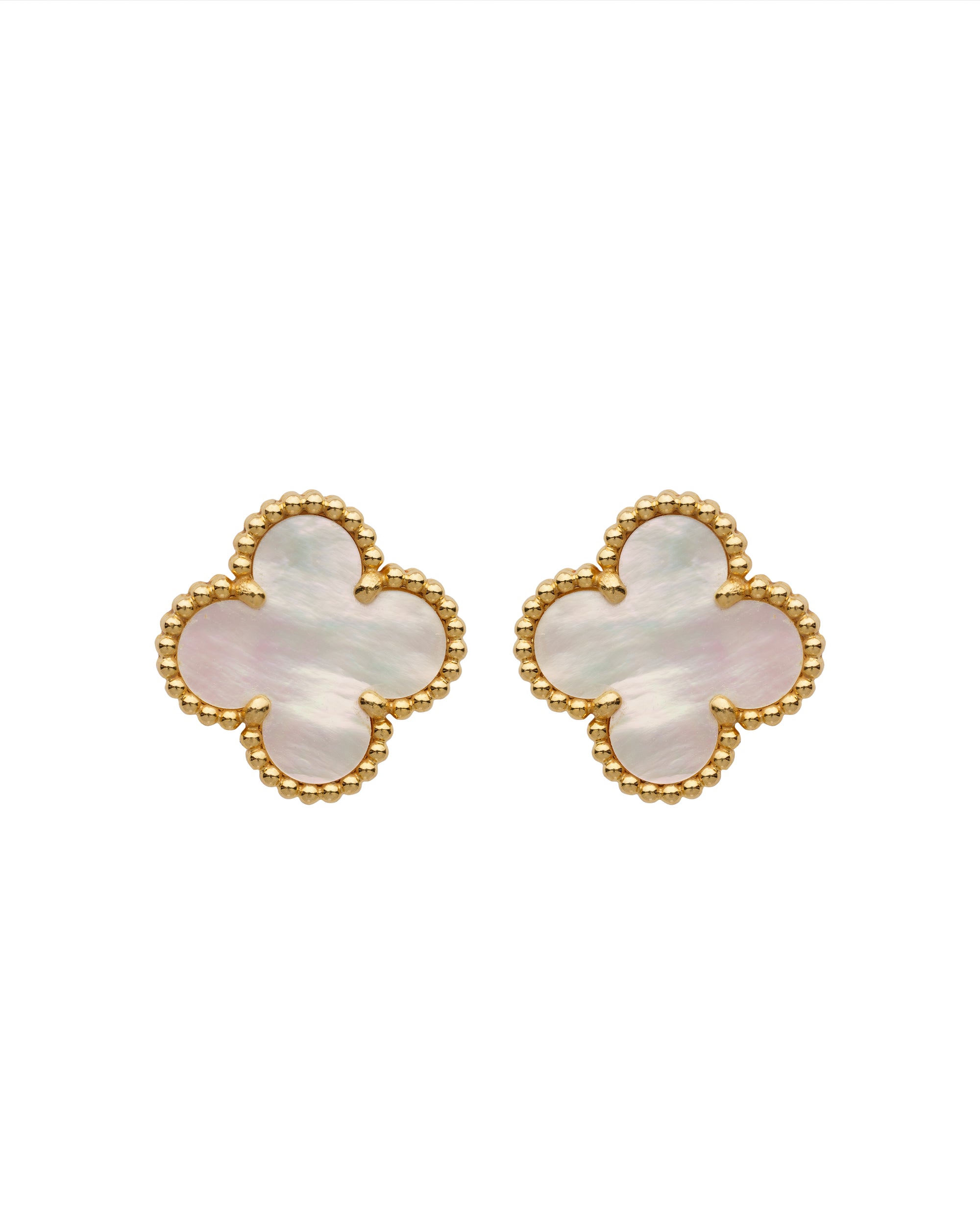 Van Cleef & Arpels Vintage Alhambra mother-of-pearl earrings