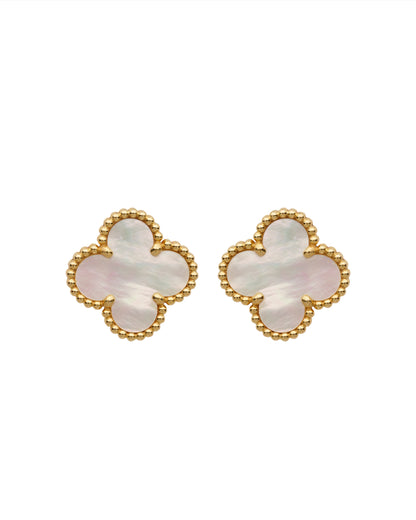 Van Cleef & Arpels Vintage Alhambra mother-of-pearl earrings