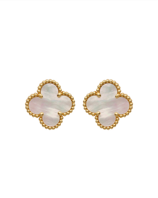 Van Cleef & Arpels Vintage Alhambra mother-of-pearl earrings