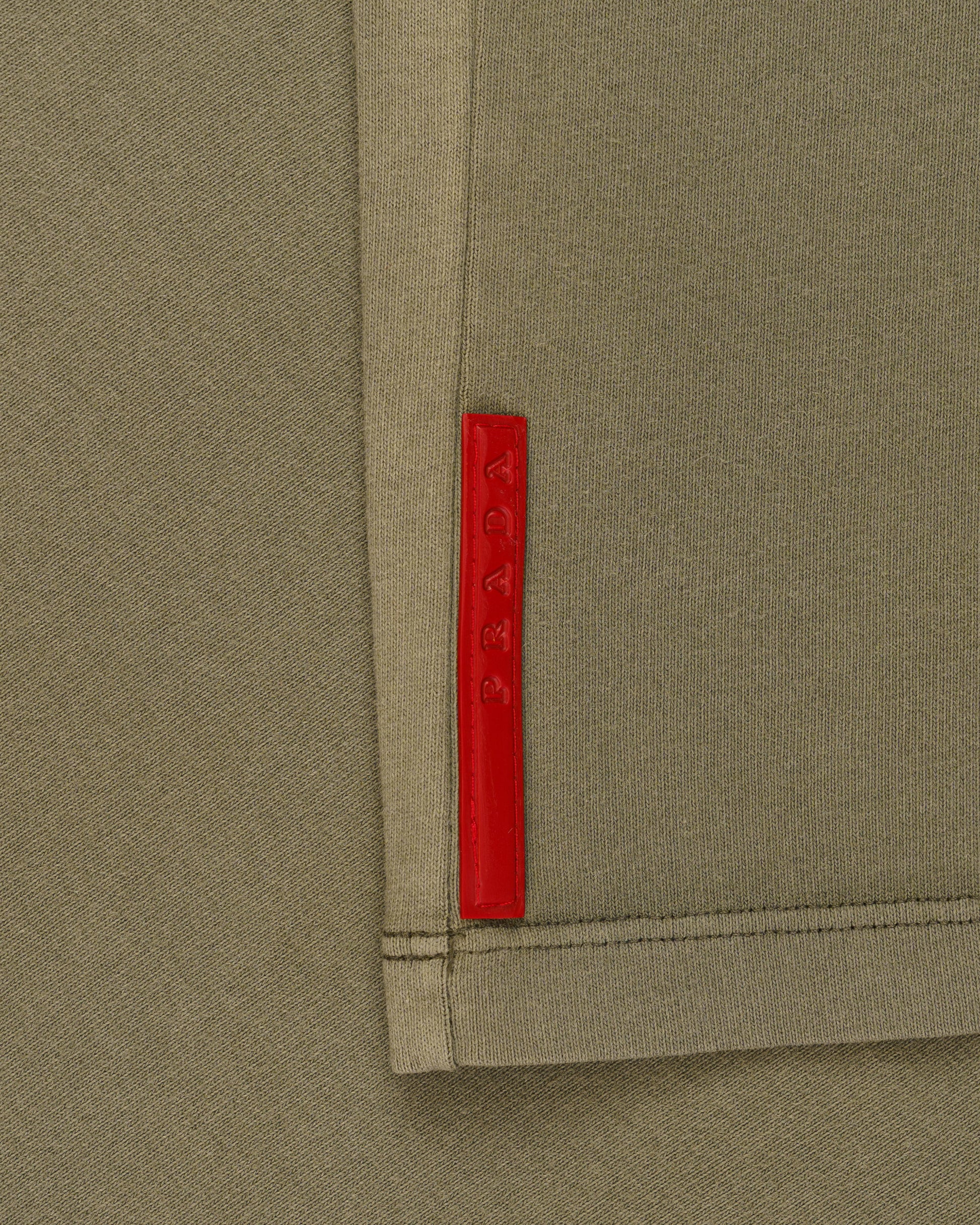 Prada two-tone collar t-shirt