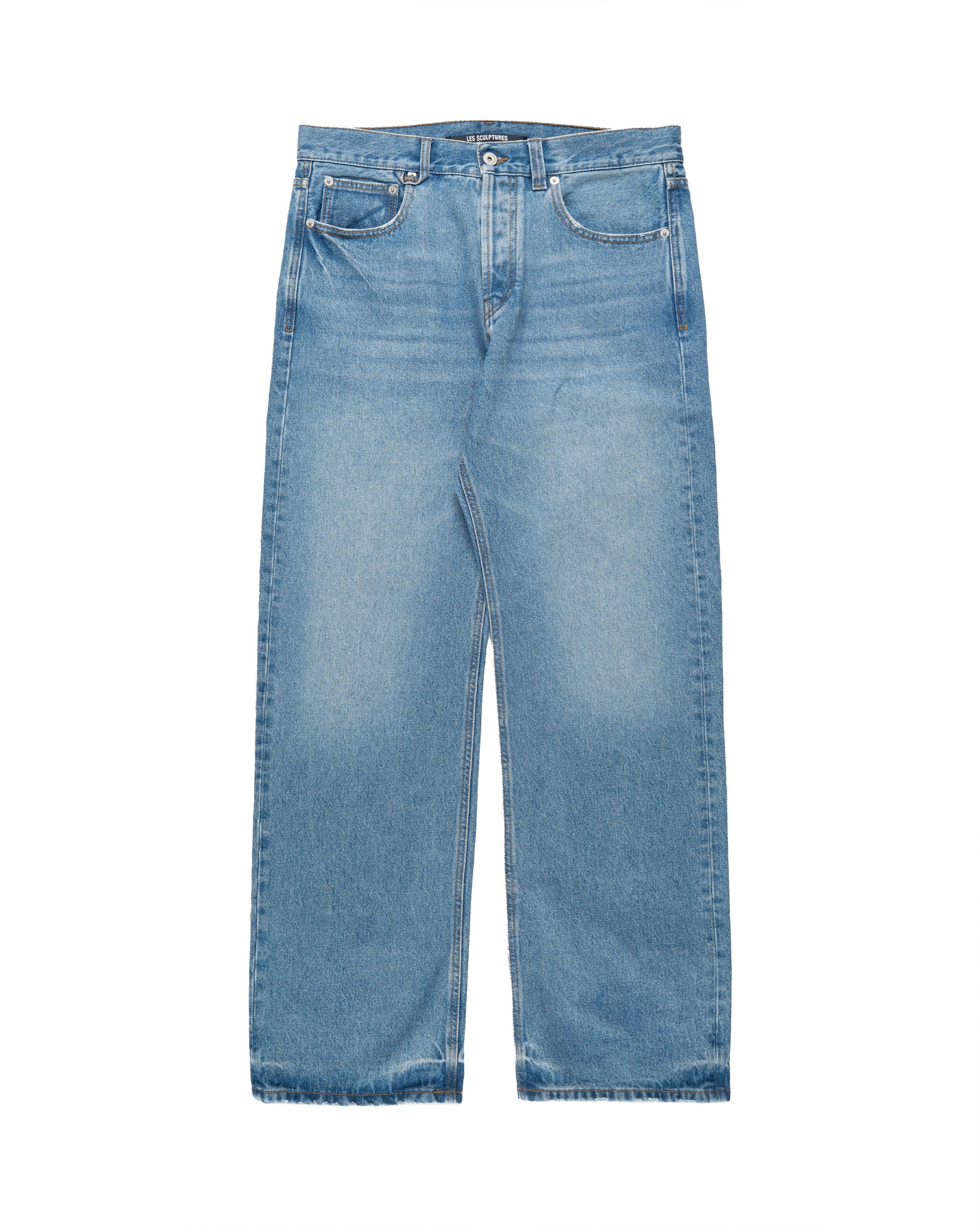 Jacquemus Les Sculptures "Le de-Nîmes" large blue denim pants Jacquemus
