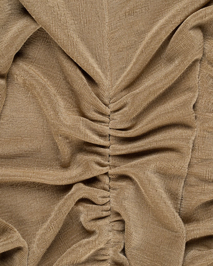 MISBHV asymmetrical drape halter dress MISBHV