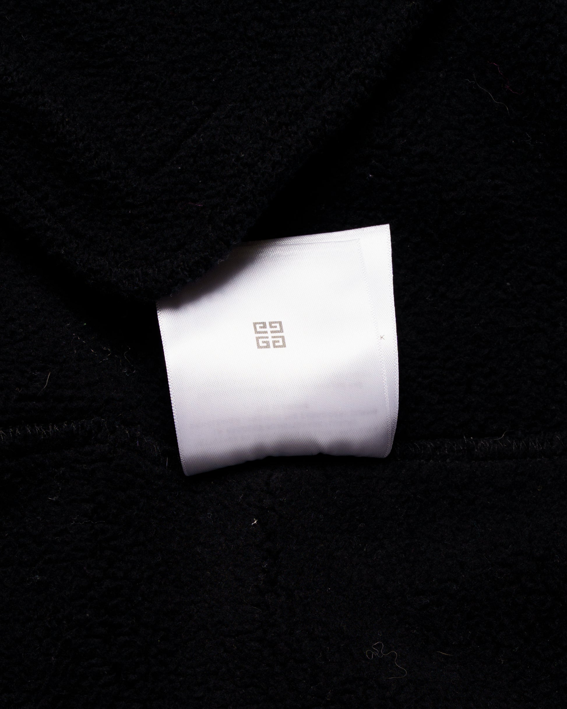 Givenchy pierced back logo hooded bomber jacket Givenchy