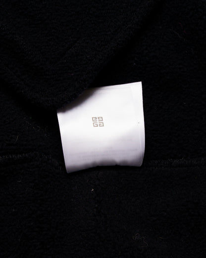 Givenchy pierced back logo hooded bomber jacket Givenchy
