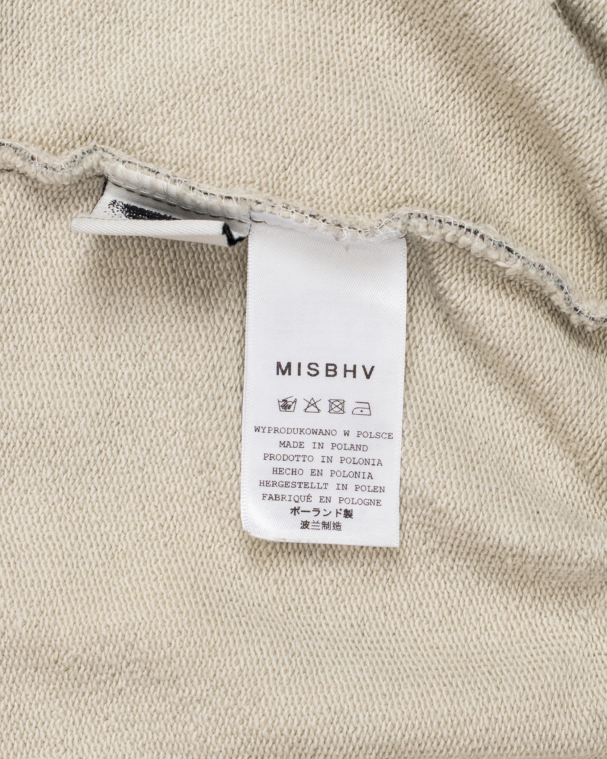 MISBHV Typewriter Zip Hoodie