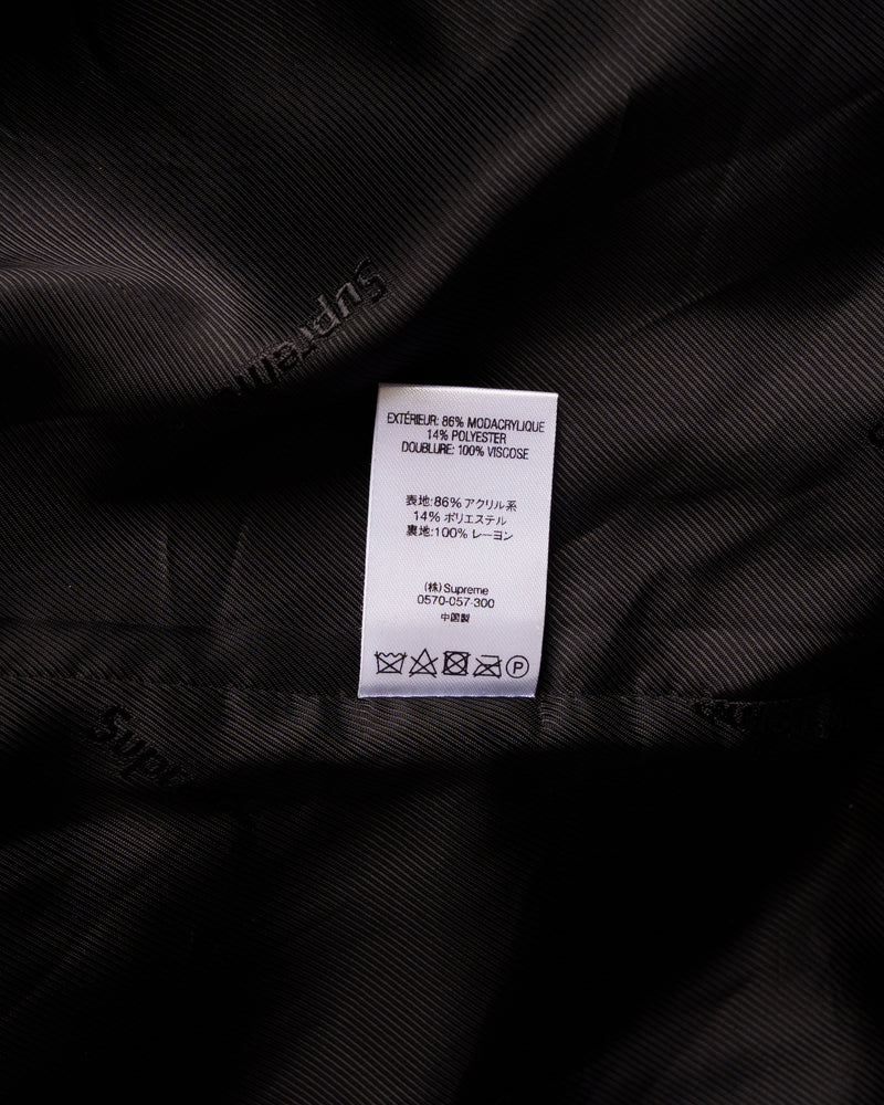 Supreme Faux Fur Varsity jacket thumbnail