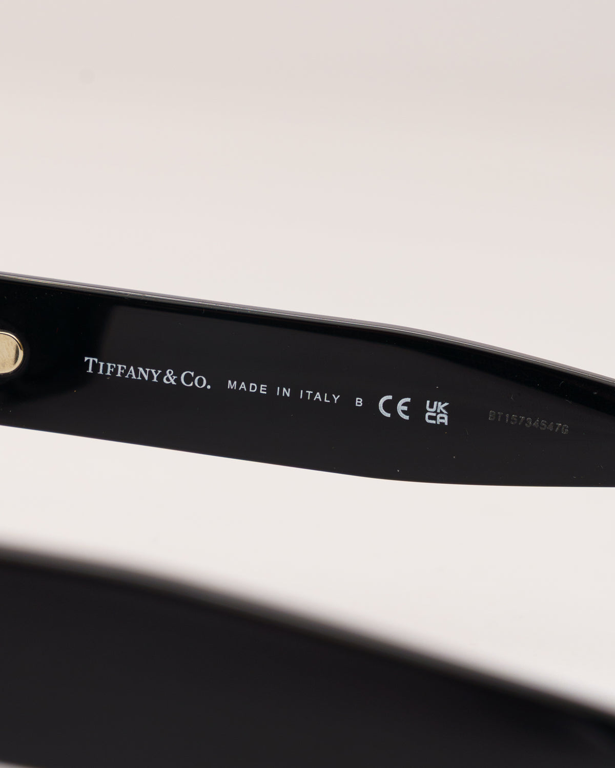 Tiffany & Co. square lens black sunglasses