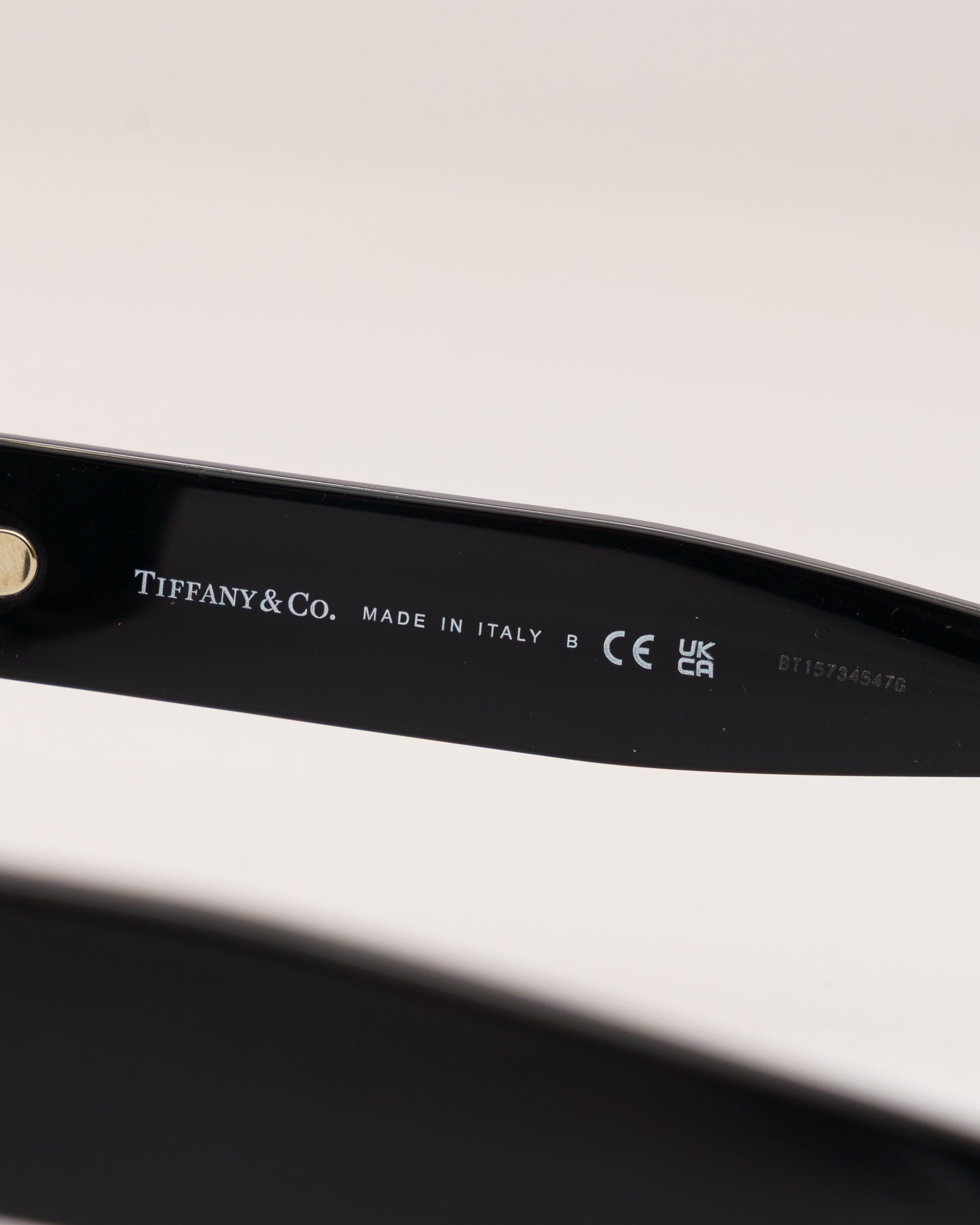 Tiffany & Co. square lens black sunglasses
