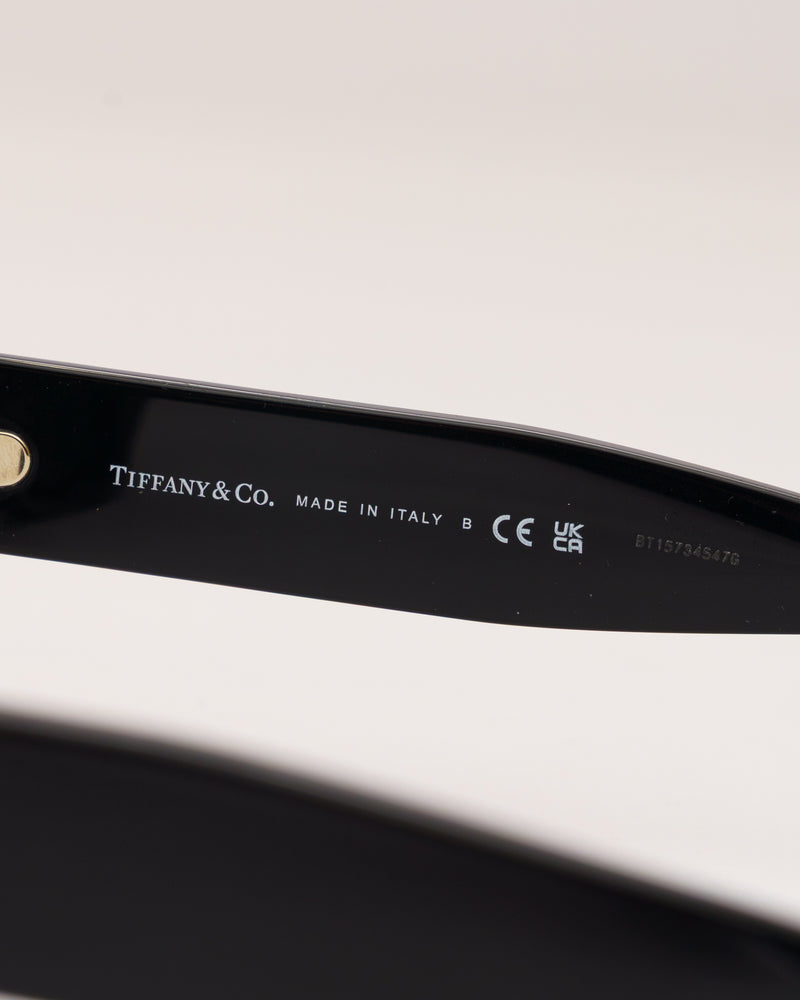 Tiffany & Co. square lens black sunglasses thumbnail