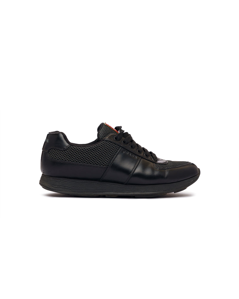 Prada Match Race black low sneakers