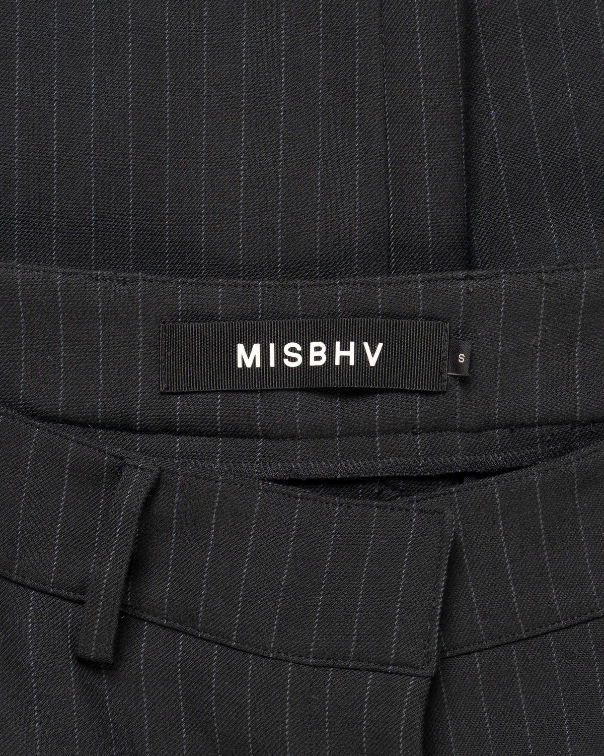 MISBHV grey striped cargo pants