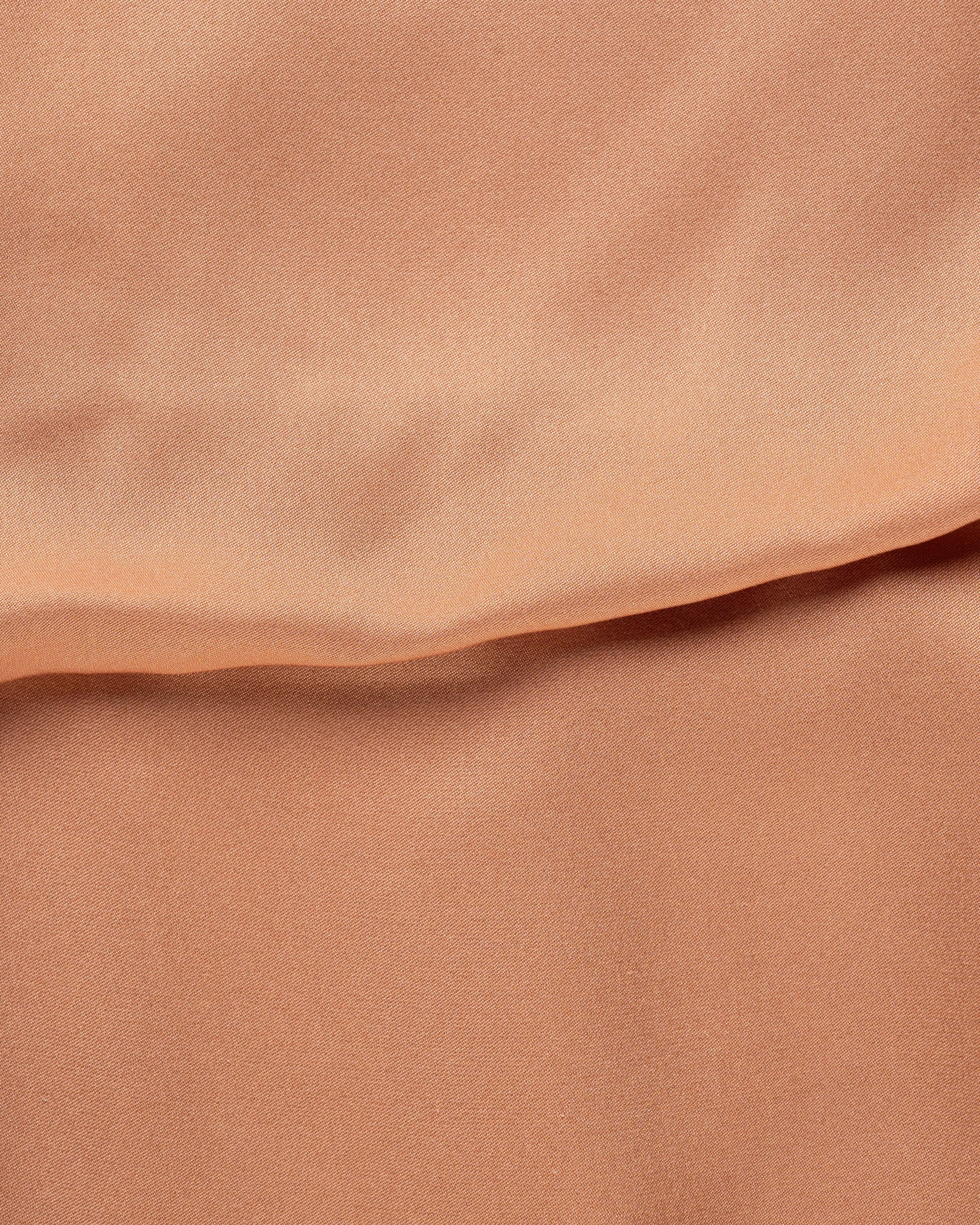 Tom Ford cut-out draped silk sand midi dress