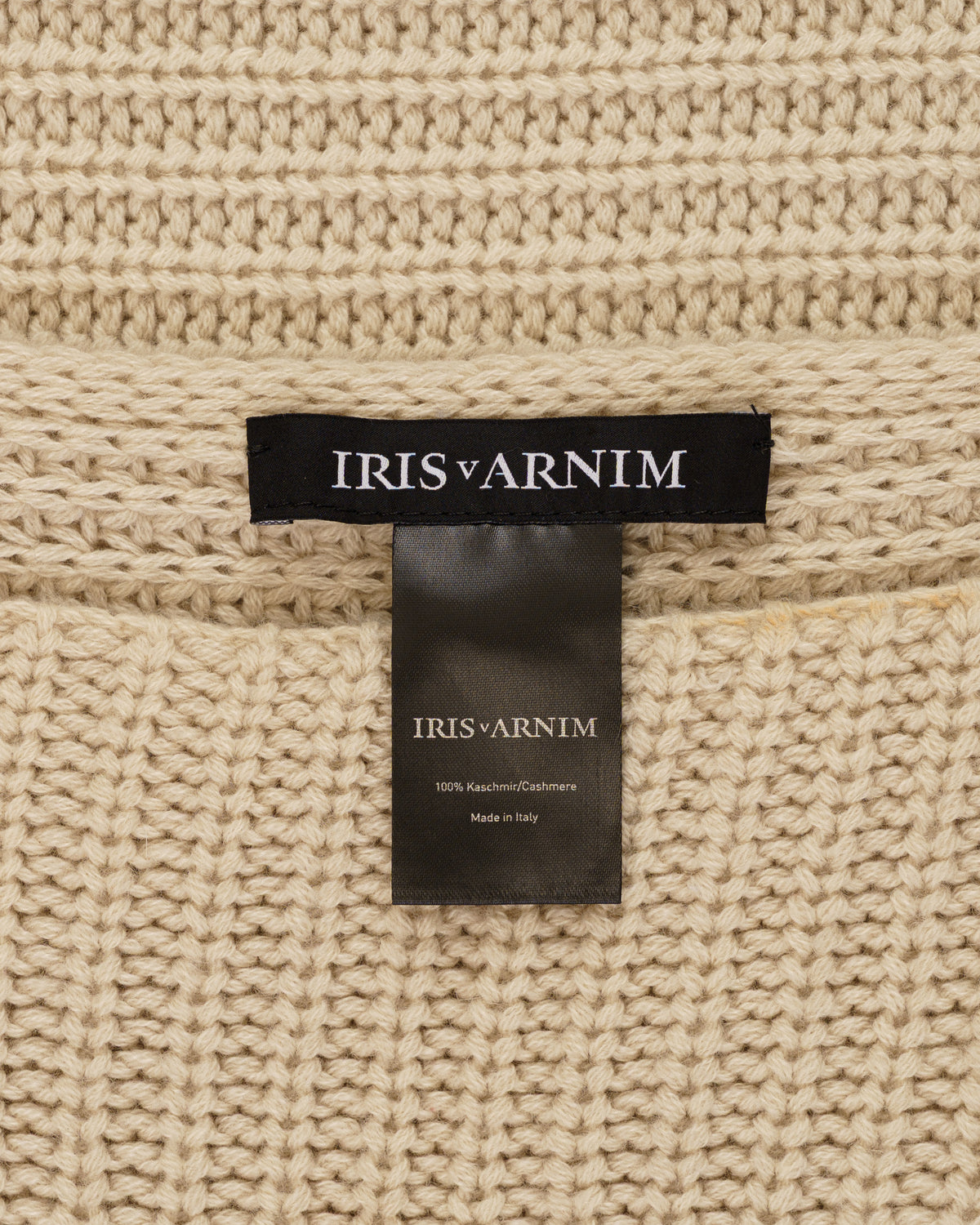 Iris Von Arnim Abena cashmere white cape