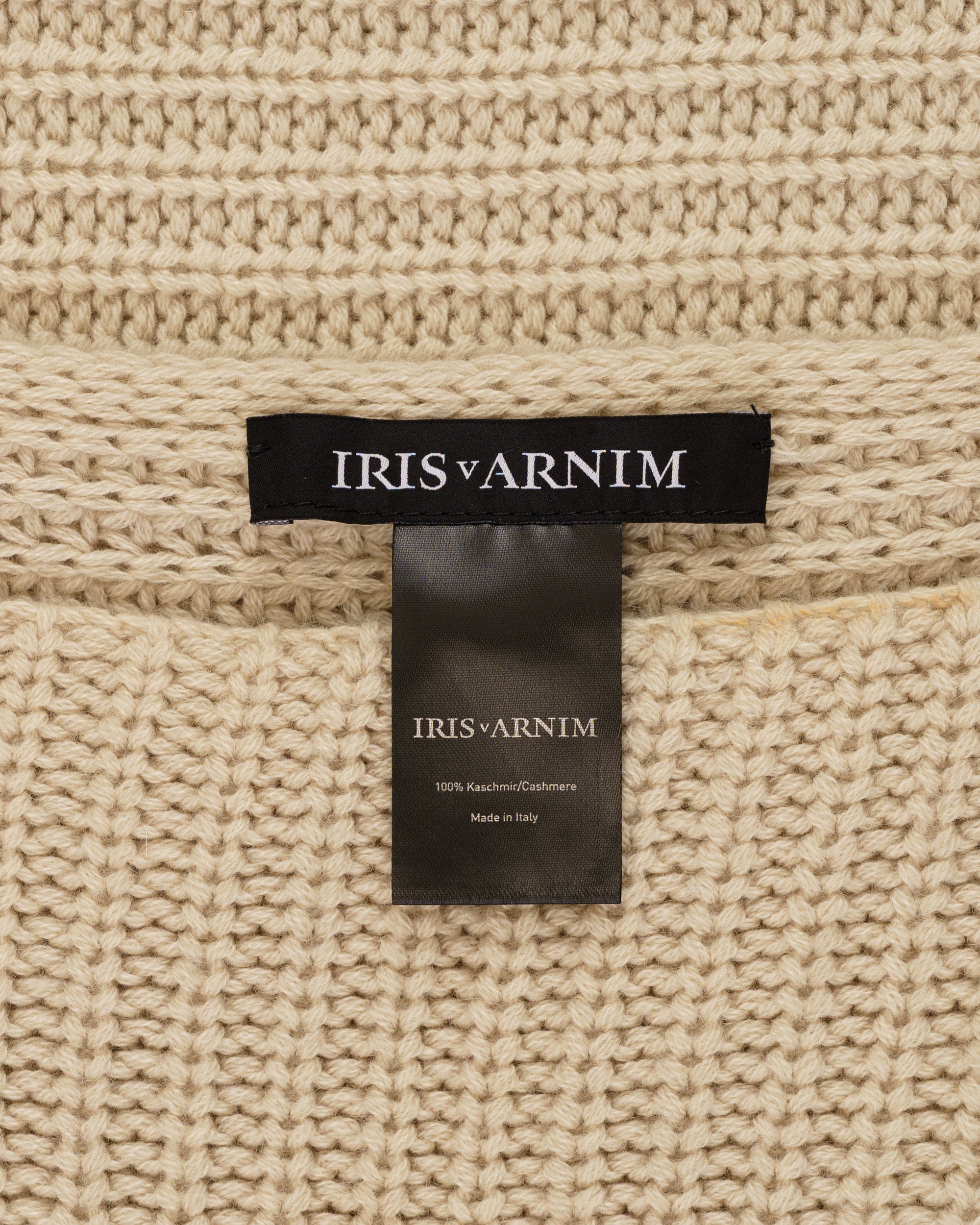 Iris Von Arnim Abena cashmere white cape