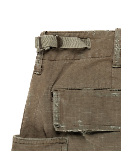 Balmain military cargo technical nylon mini skirt - Balmain