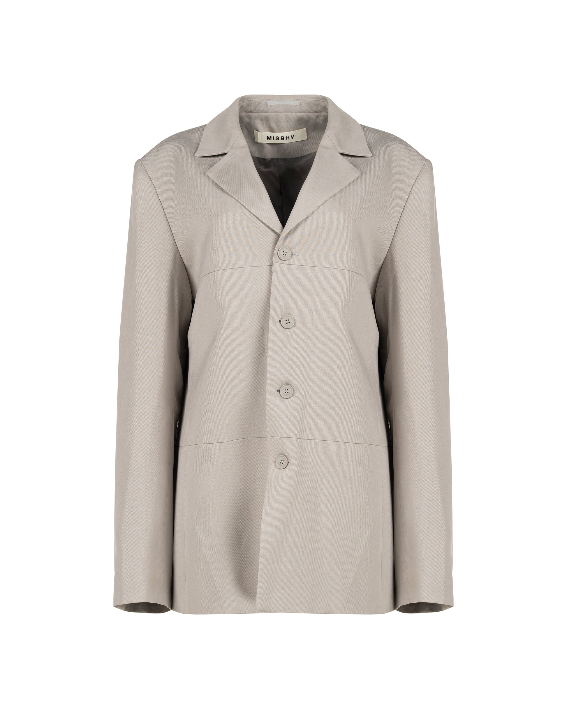 MISBHV Taupe beige oversized blazer jacket MISBHV