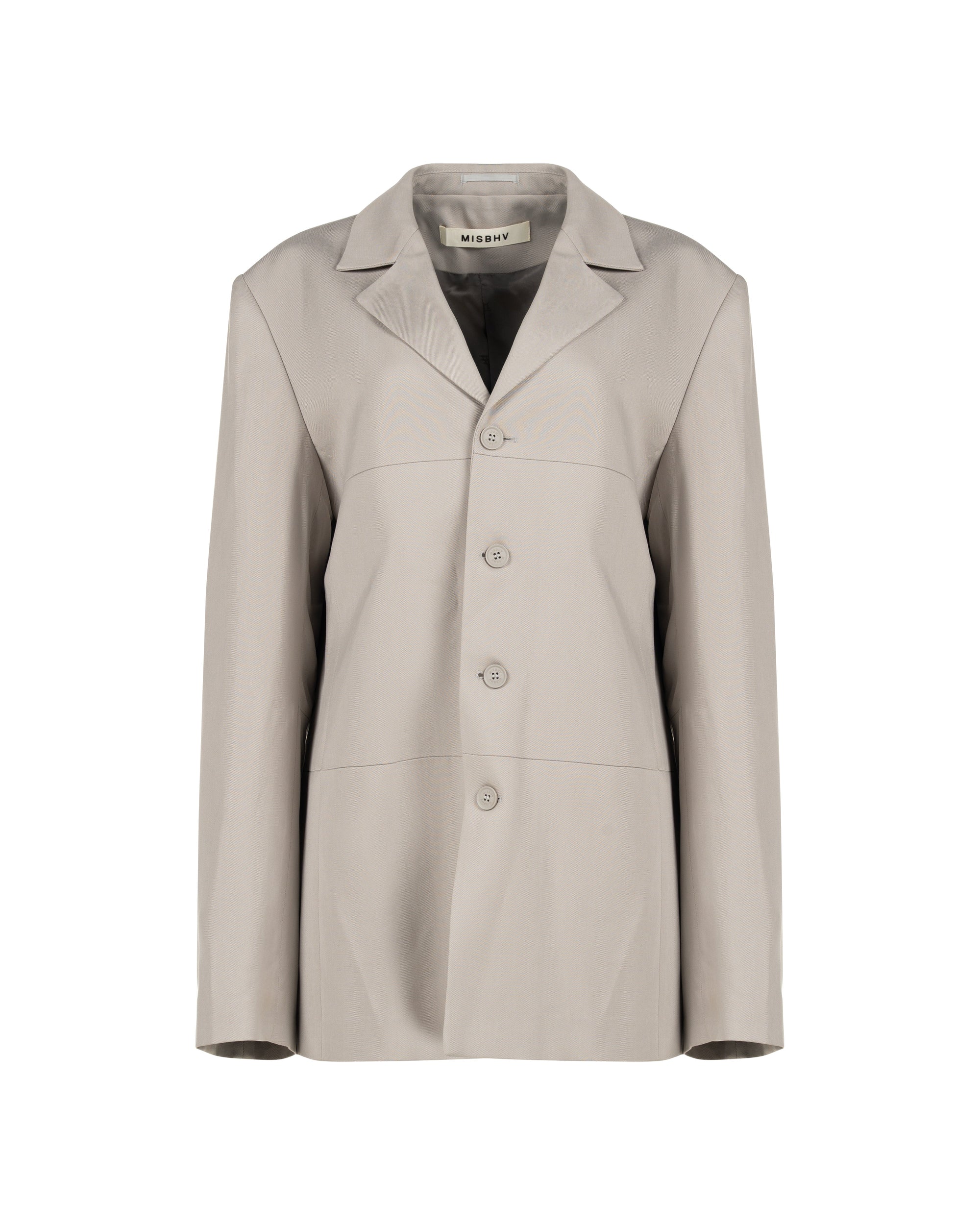 MISBHV Taupe beige oversized blazer jacket