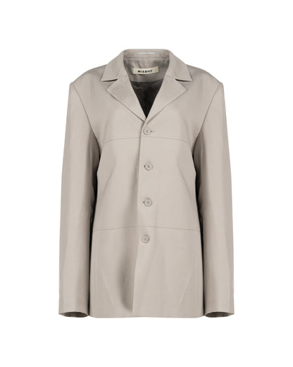MISBHV Taupe beige oversized blazer jacket MISBHV
