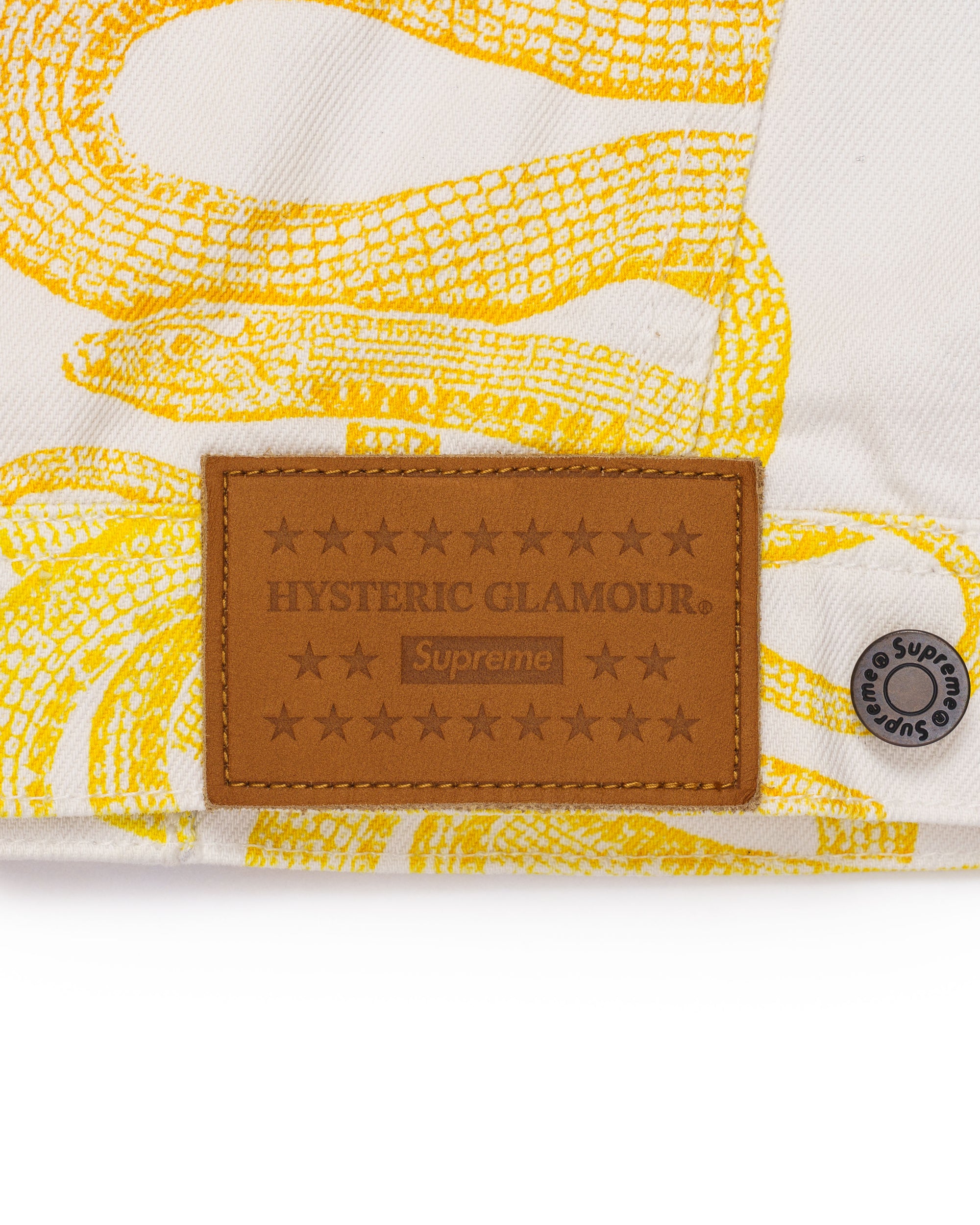 Hysteric Glamour Snake Print Denim Jacket