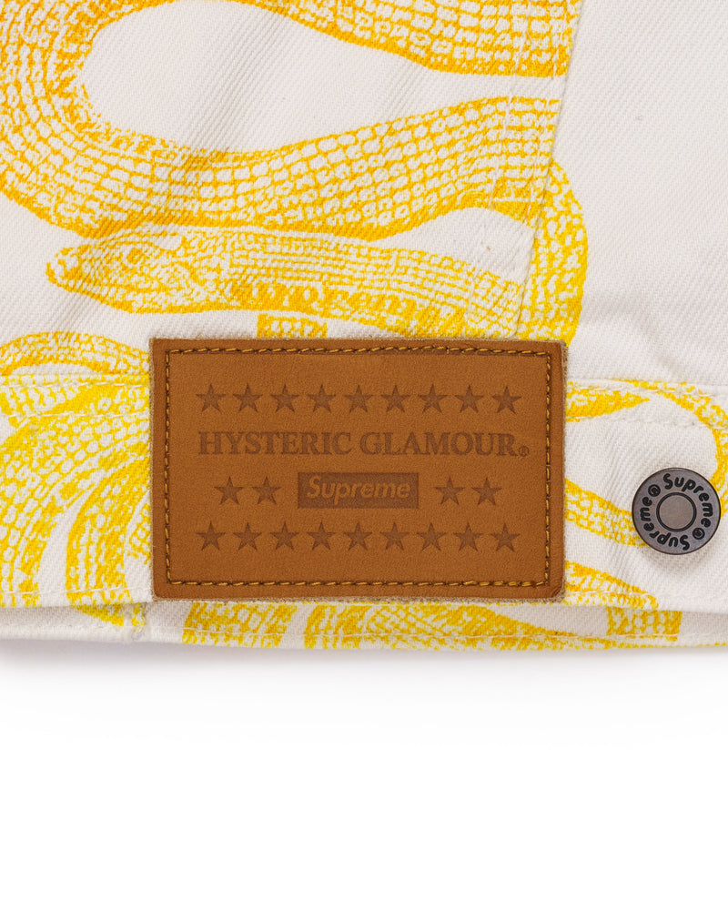 Hysteric Glamour Snake Print Denim Jacket thumbnail