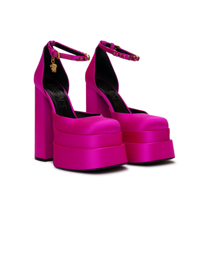 VERSACE AEVITAS PLATFORM SANDALS PINK image