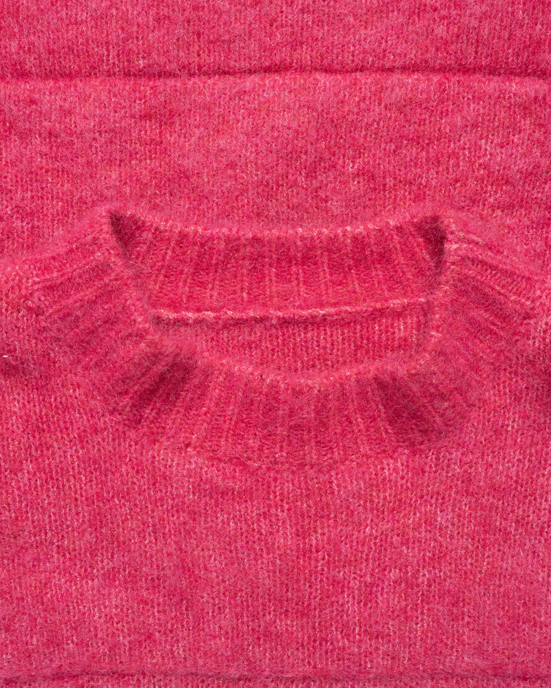 Jacquemus panelled oversized pink sweater thumbnail