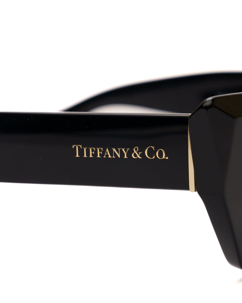 Tiffany & Co. square lens black sunglasses thumbnail