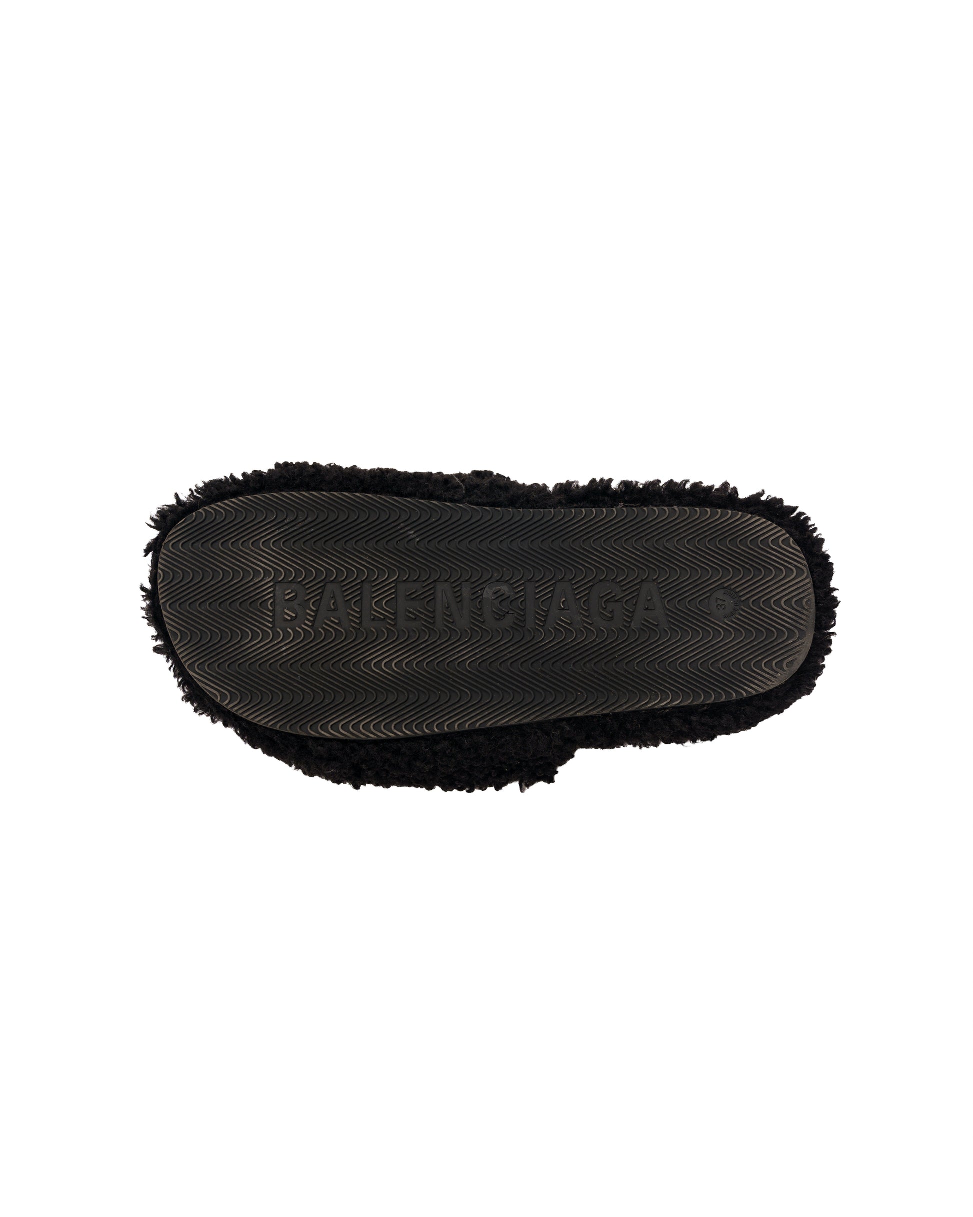 BALENCIAGA BERNIE FUR SLIDES image