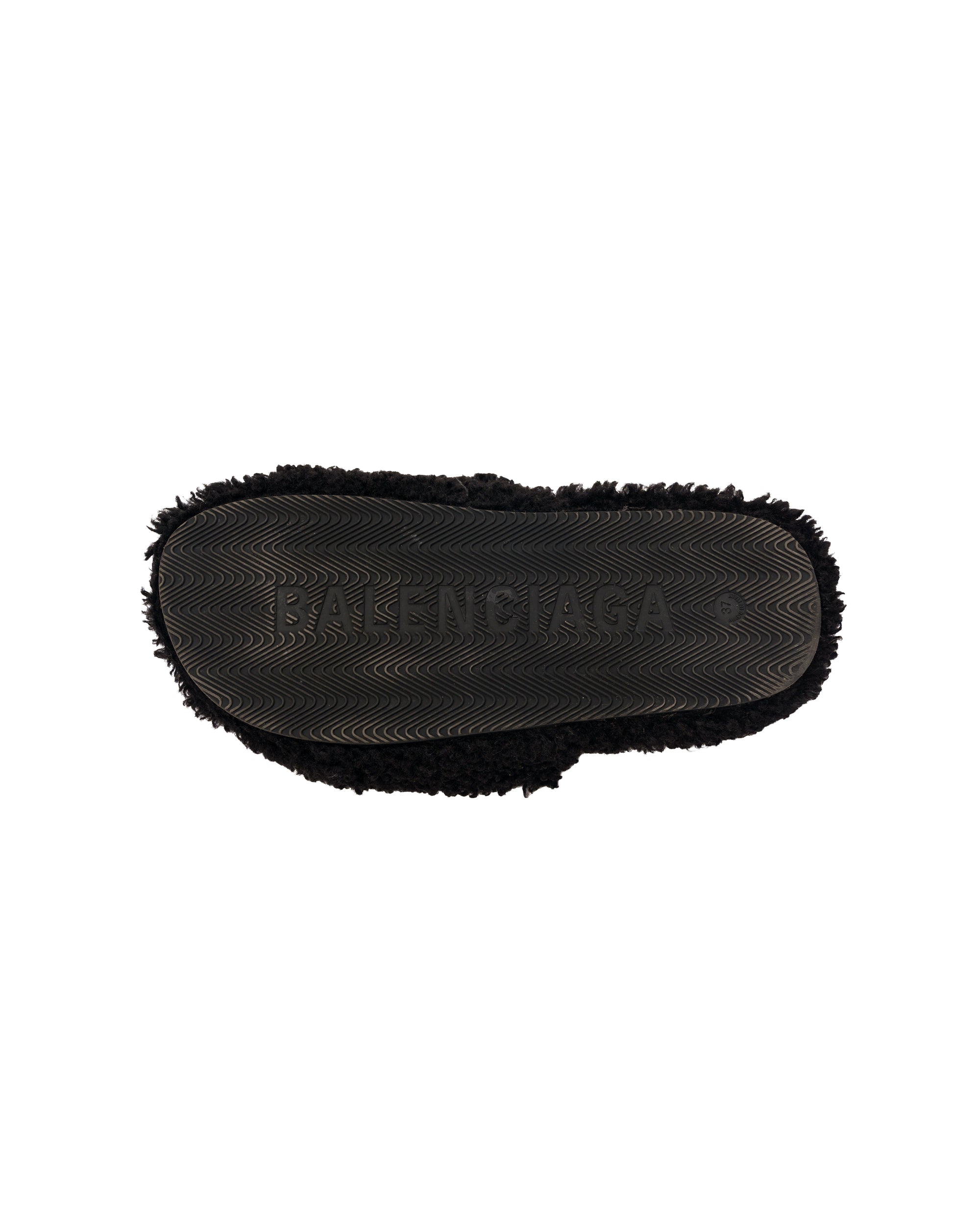 Balenciaga Furry Slides 'Political Campaign'
