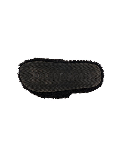 BALENCIAGA BERNIE FUR SLIDES image